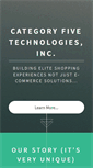 Mobile Screenshot of categoryfivetechnologies.com
